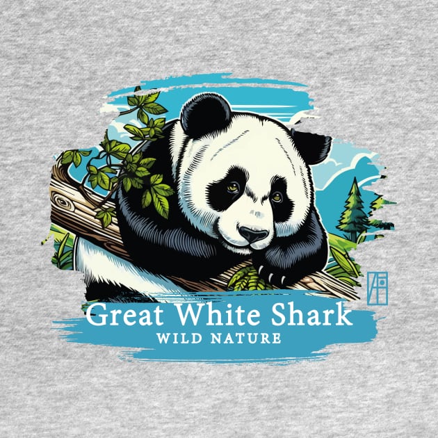 White Panda - WILD NATURE - WHITE PANDA -2 by ArtProjectShop